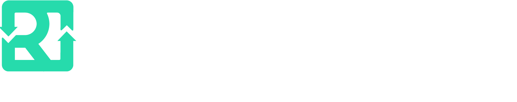 Λογότυπο Risymet λευκό
